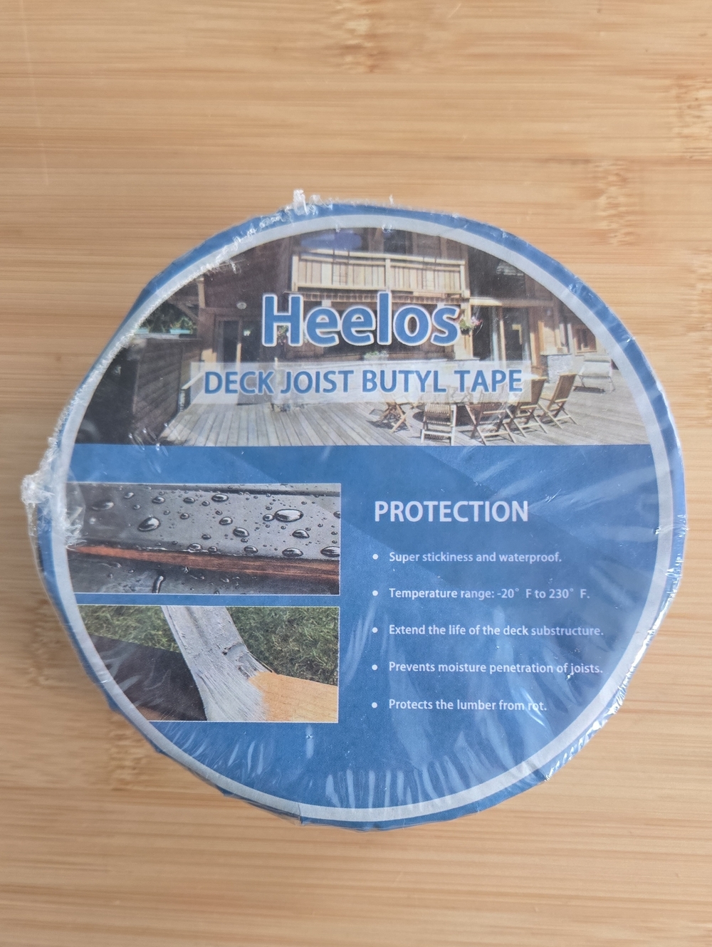 Heelos Deck Joist Butyl Tape - Blue